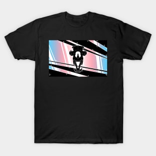 Trans Pride Skull - Bear T-Shirt